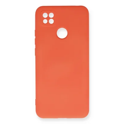 BUĞZ Xiaomi Redmi 9c Kılıf Nano İçi Kadife Silikon - Turuncu