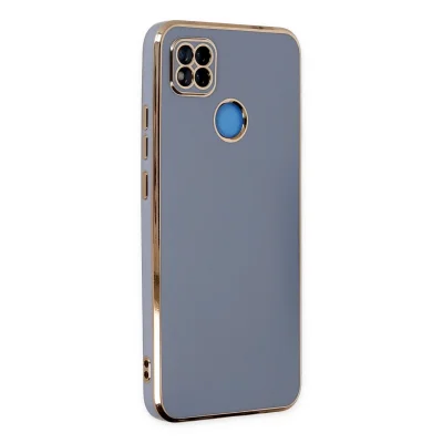 BUĞZ Xiaomi Redmi 9c Kılıf Volet Silikon - Mavi