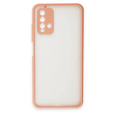 BUĞZ Xiaomi Redmi 9t Kılıf Montreal Silikon Kapak - Pembe