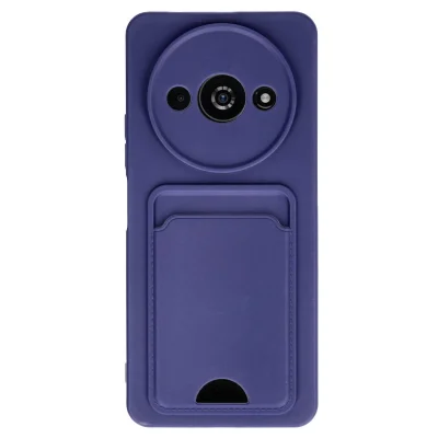 BUĞZ Xiaomi Redmi A3 4g Kılıf Kelvin Kartvizitli Silikon - Lacivert