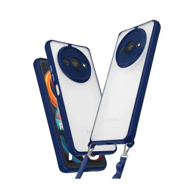 BUĞZ Xiaomi Redmi A3 4g Kılıf Penta Silikon Kılıf - Lacivert