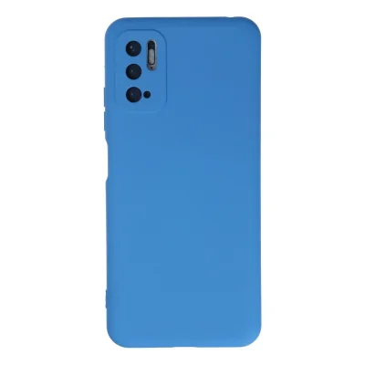 BUĞZ Xiaomi Redmi Note 10 5g Kılıf Nano İçi Kadife Silikon - Mavi