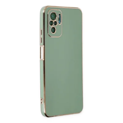 BUĞZ Xiaomi Redmi Note 10 Kılıf Volet Silikon - Açık Yeşil