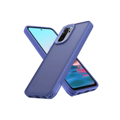 BUĞZ Xiaomi Redmi Note 10 Pro Kılıf Elegant Kapak - Açık Mavi