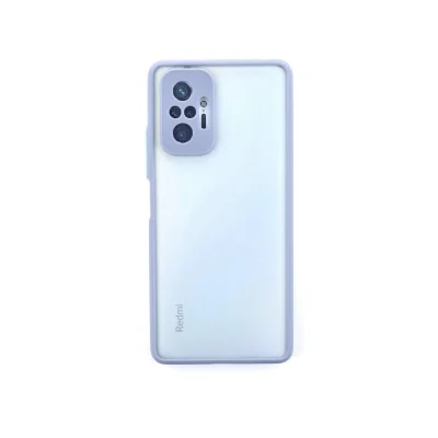 BUĞZ Xiaomi Redmi Note 10 Pro Kılıf Montreal Silikon Kapak - Gri