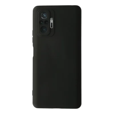 BUĞZ Xiaomi Redmi Note 10 Pro Kılıf Nano İçi Kadife Silikon - Siyah
