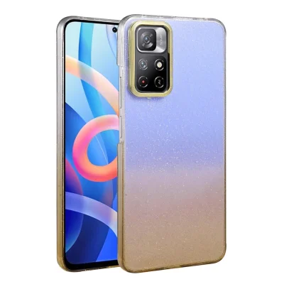 BUĞZ Xiaomi Redmi Note 11 Pro Glossy Kapak - Çöl Titanyum