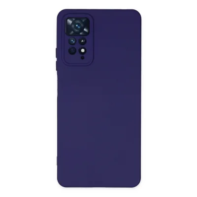 BUĞZ Xiaomi Redmi Note 11 Pro Kılıf Nano İçi Kadife Silikon - Mor