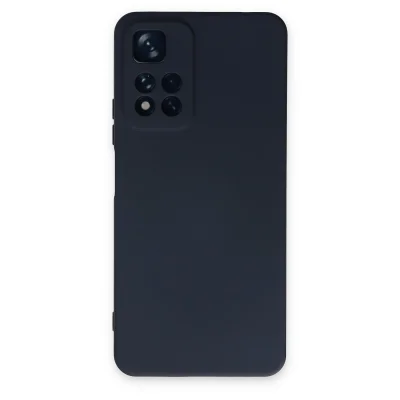 BUĞZ Xiaomi Redmi Note 11 Pro Plus 5g Kılıf Nano İçi Kadife Silikon - Lacivert