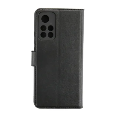 BUĞZ Xiaomi Redmi Note 11t Kılıf Trend S Plus Kapaklı Kılıf - Siyah