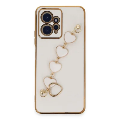 BUĞZ Xiaomi Redmi Note 12 4g Kılıf Esila Silikon - Beyaz
