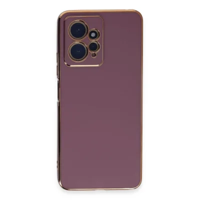 BUĞZ Xiaomi Redmi Note 12 4g Kılıf Volet Silikon - Mor