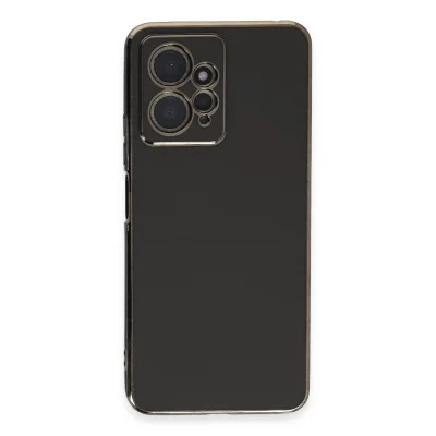 BUĞZ Xiaomi Redmi Note 12 4g Kılıf Volet Silikon - Siyah