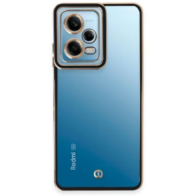 BUĞZ Xiaomi Redmi Note 12 5g Kılıf Liva Lens Silikon - Siyah