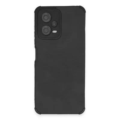 BUĞZ Xiaomi Redmi Note 12 5g Kılıf Loop Deri Silikon - Siyah