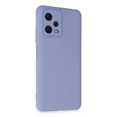 BUĞZ Xiaomi Redmi Note 12 5g Kılıf Nano İçi Kadife Silikon - Lila
