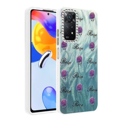 BUĞZ Xiaomi Redmi Note 12 Pro 4g Kılıf Blade Aynalı Desenli Kapak - Desen 9