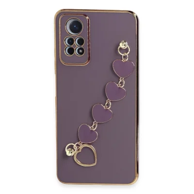 BUĞZ Xiaomi Redmi Note 12 Pro 4g Kılıf Esila Silikon - Mor