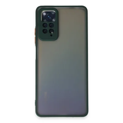 BUĞZ Xiaomi Redmi Note 12 Pro 4g Kılıf Montreal Silikon Kapak - Yeşil