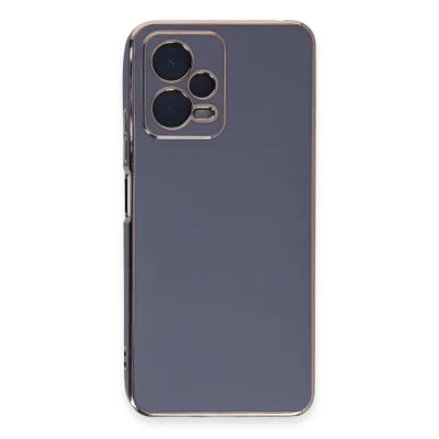 BUĞZ Xiaomi Redmi Note 12 Pro Plus Kılıf Volet Silikon - Mavi
