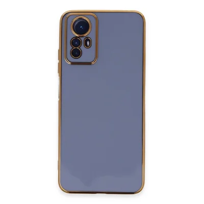 BUĞZ Xiaomi Redmi Note 12s Kılıf Volet Silikon - Mavi