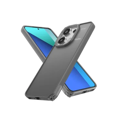 BUĞZ Xiaomi Redmi Note 13 Pro 4g Kılıf Elegant Kapak - Titan Gri