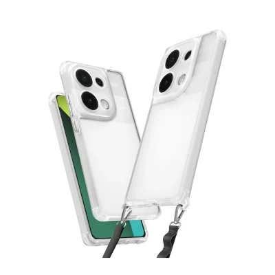 BUĞZ Xiaomi Redmi Note 13 Pro 4g Kılıf Penta Silikon Kılıf - Şeffaf