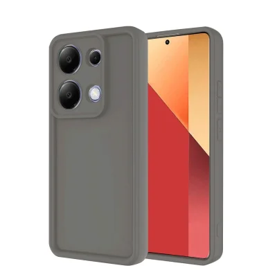 BUĞZ Xiaomi Redmi Note 13 Pro 4g Kılıf Viera Silikon - Gri
