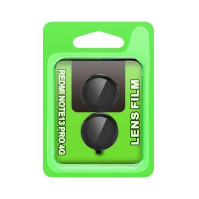 BUĞZ Xiaomi Redmi Note 13 Pro 4g Raze Metal Kamera Lens - Siyah