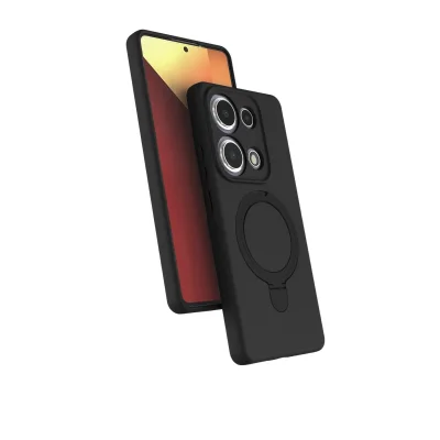 BUĞZ Xiaomi Redmi Note 13 Pro 4g Regal Magsafe Standlı Kapak - Siyah