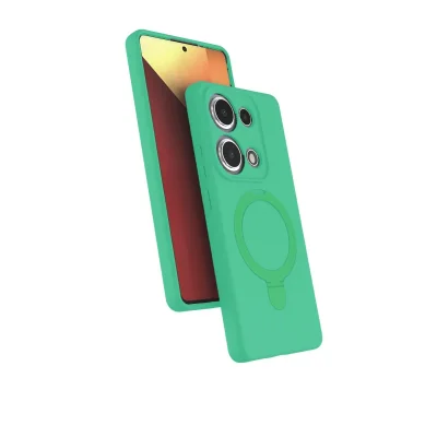 BUĞZ Xiaomi Redmi Note 13 Pro 4g Regal Magsafe Standlı Kapak - Yeşil