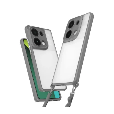 BUĞZ Xiaomi Redmi Note 13 Pro 5g Kılıf Penta Silikon Kılıf - Titan Gri