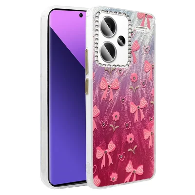 BUĞZ Xiaomi Redmi Note 13 Pro Plus Kılıf Blade Aynalı Desenli Kapak - Desen 3