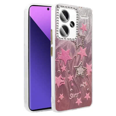 BUĞZ Xiaomi Redmi Note 13 Pro Plus Kılıf Blade Aynalı Desenli Kapak - Desen 7