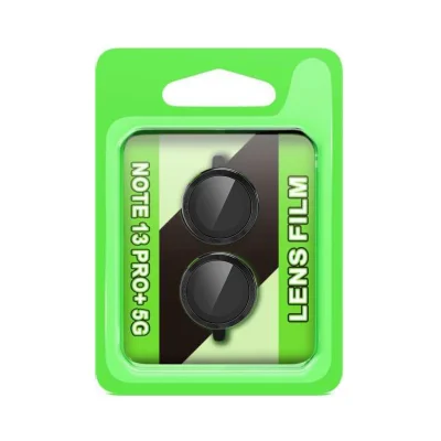 BUĞZ Xiaomi Redmi Note 13 Pro Plus Raze Metal Kamera Lens - Siyah