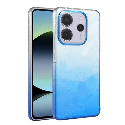 BUĞZ Xiaomi Redmi Note 14 4g Glossy Kapak - Mavi