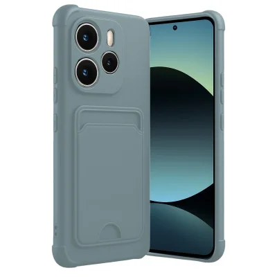 BUĞZ Xiaomi Redmi Note 14 4g Kelvin Kartvizitli Silikon - Açık Yeşil