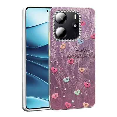 BUĞZ Xiaomi Redmi Note 14 4g Kılıf Blade Aynalı Desenli Kapak - Desen 8