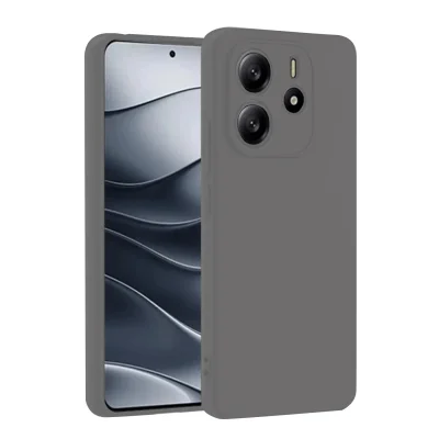 BUĞZ Xiaomi Redmi Note 14 4g Kılıf First Silikon - Gri
