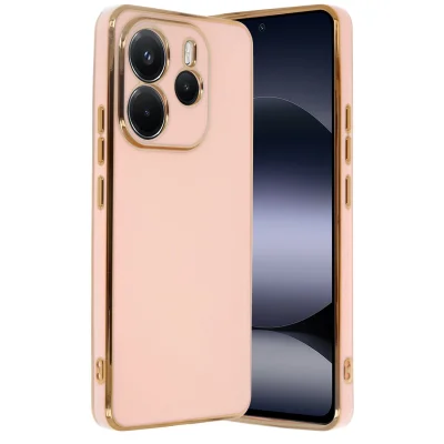 BUĞZ Xiaomi Redmi Note 14 4g Kılıf Volet Silikon - Pembe