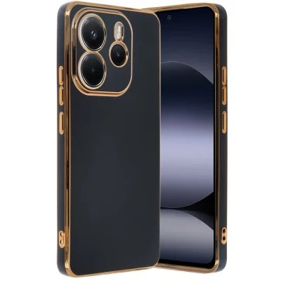 BUĞZ Xiaomi Redmi Note 14 4g Kılıf Volet Silikon - Siyah