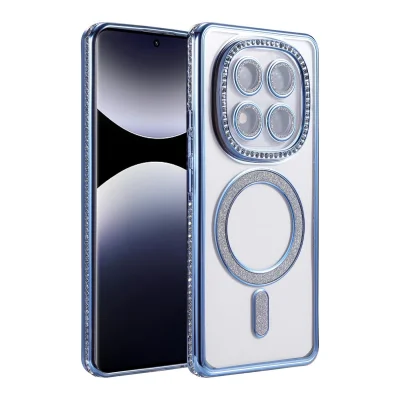 BUĞZ Xiaomi Redmi Note 14 Pro 4g Joke Simli Magneticsafe Kılıf - Mavi