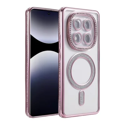 BUĞZ Xiaomi Redmi Note 14 Pro 4g Joke Simli Magneticsafe Kılıf - Pembe