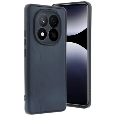 BUĞZ Xiaomi Redmi Note 14 Pro 4g Kılıf Aras Deri Kapak - Lacivert