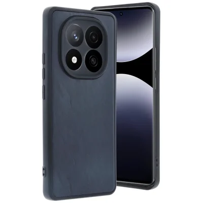 BUĞZ Xiaomi Redmi Note 14 Pro 4g Kılıf Aras Deri Kapak - Lacivert