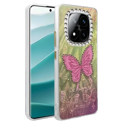 BUĞZ Xiaomi Redmi Note 14 Pro 4g Kılıf Blade Aynalı Desenli Kapak - Desen 5