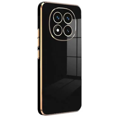 BUĞZ Xiaomi Redmi Note 14 Pro 4g Kılıf Volet Silikon - Siyah