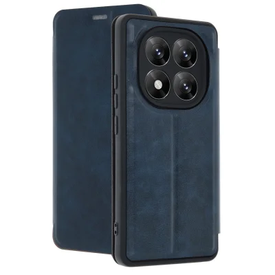 BUĞZ Xiaomi Redmi Note 14 Pro 5g Kılıf Flip Cover - Lacivert