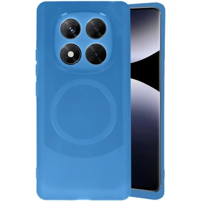 BUĞZ Xiaomi Redmi Note 14 Pro 5g Kılıf Maya Karbon Kapak - Lacivert