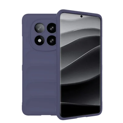 BUĞZ Xiaomi Redmi Note 14 Pro 5g Kılıf Optimum Silikon - Lacivert